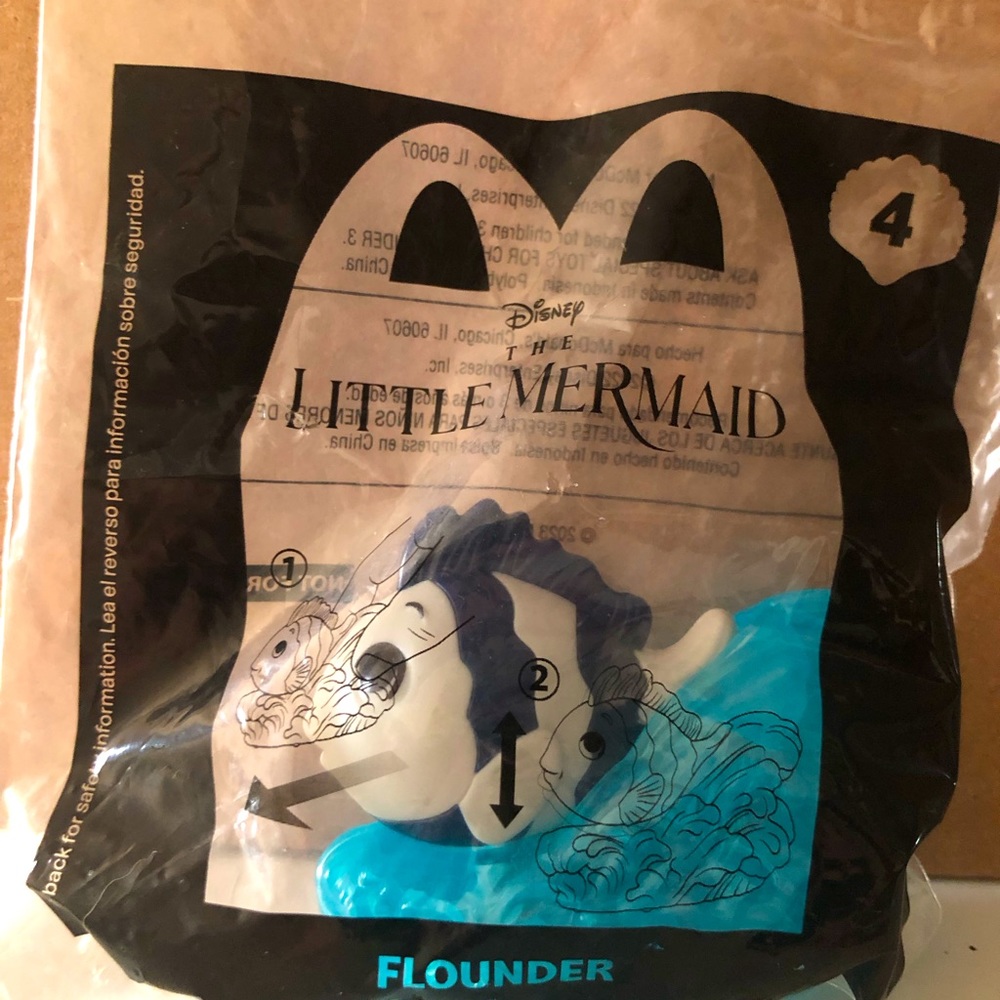 Flounder - The Little Mermaid - Happy meal toy